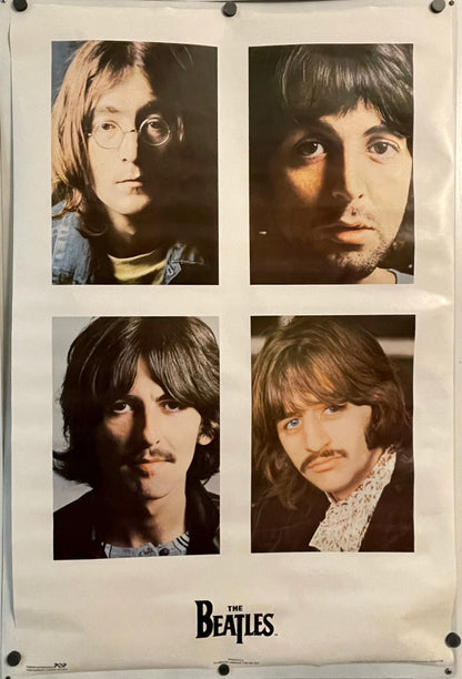 The Beatles White Album Promo Poster, 1990 Apple Corps Limited , distributed by Pop