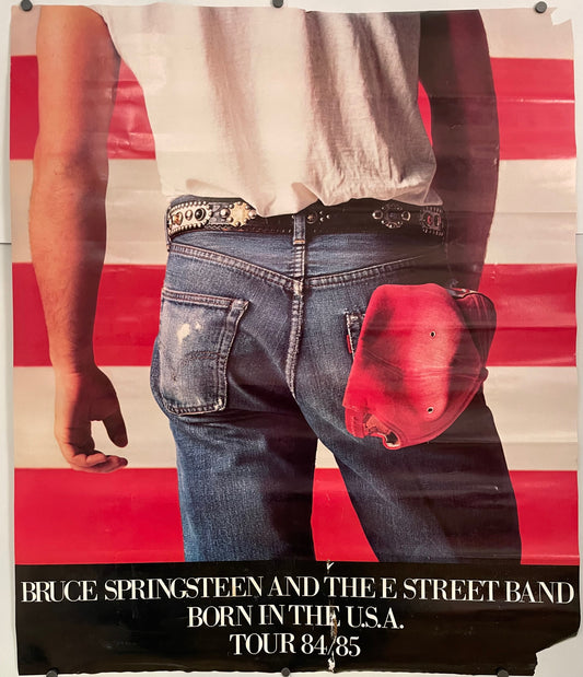 Springsteen & the E Street Band - Born in the USA Tour 84-85, vintage concert poster, 1984