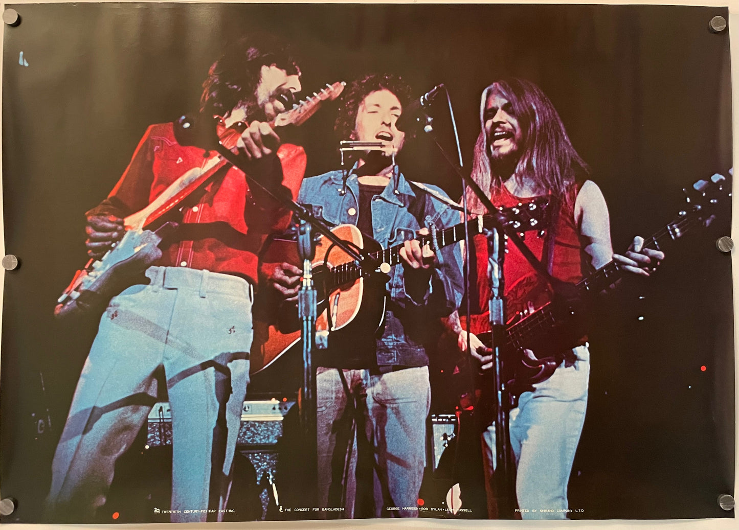 Concert for Bangladesh, 1971 George Harrison Bob Dylan & Leon Russell