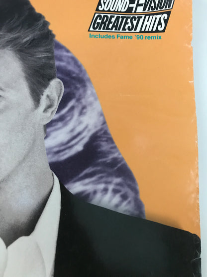 Changes, Bowie - Sound-Vision / Greatest Hits, vintage promo music poster, 1980