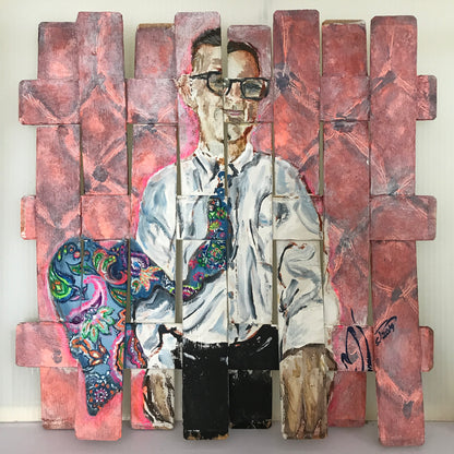 Fabulous Tie, original art work, 2019