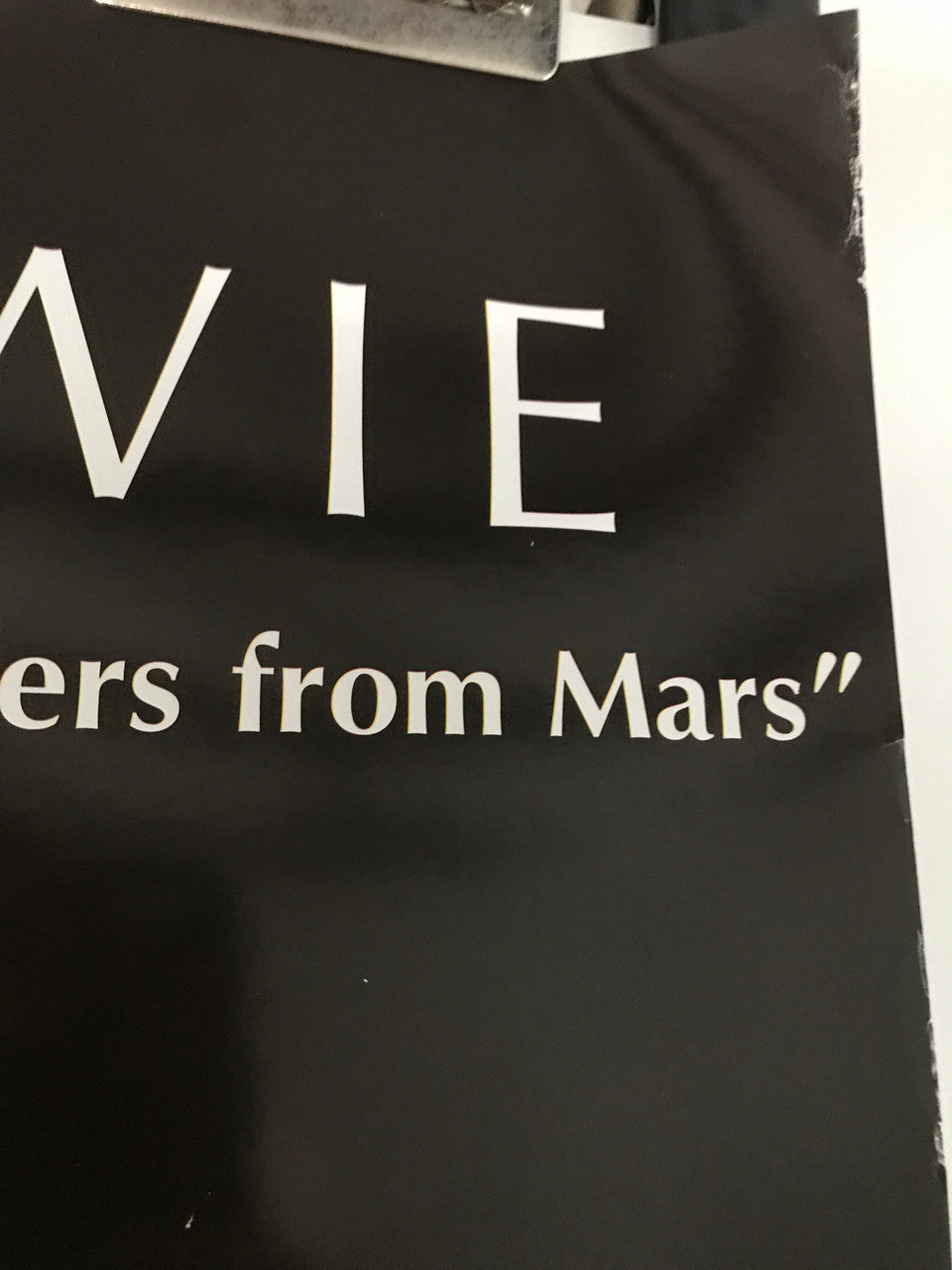 David Bowie, The Rise and Fall of Ziggy Stardust and the Spiders from Mars (30th Anniversary Edition), promotional music poster published by EMI Records, 2002