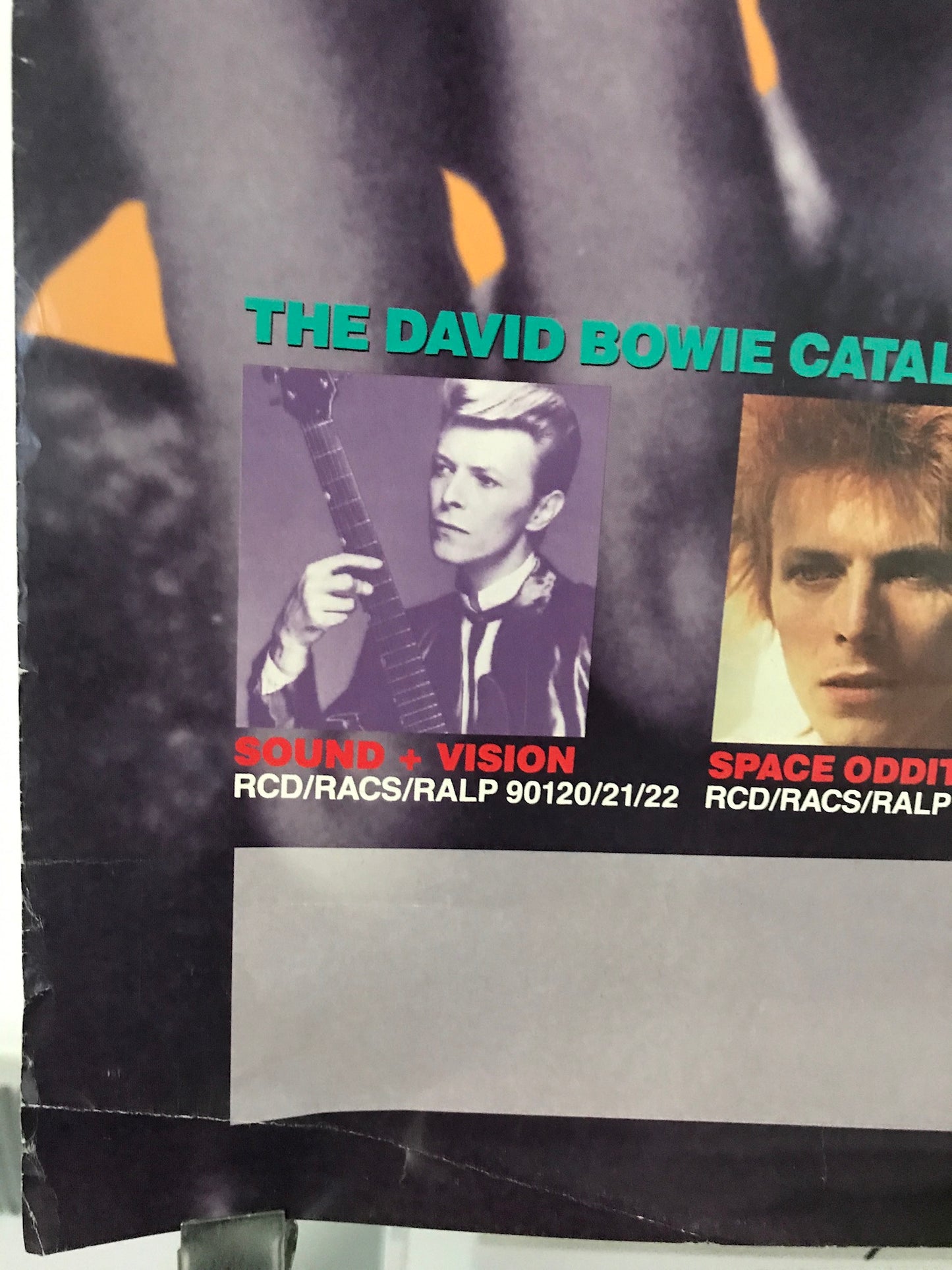 Changes, Bowie - Sound-Vision / Greatest Hits, vintage promo music poster, 1980