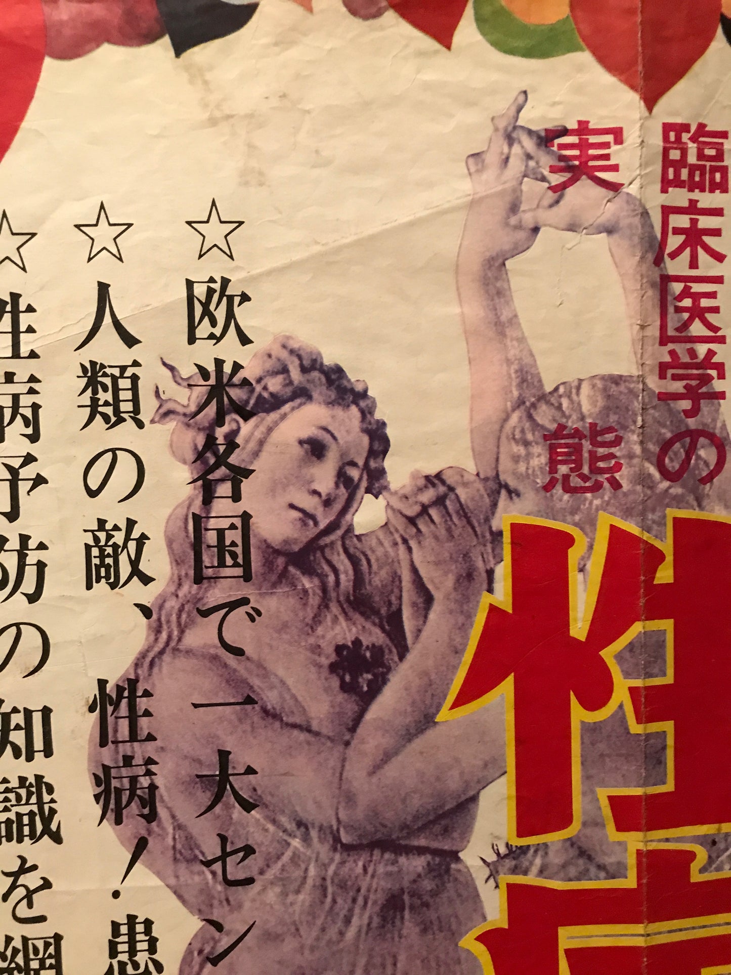 Eva und der Frauenarzt, Vintage Japanese Film Poster release, 1966