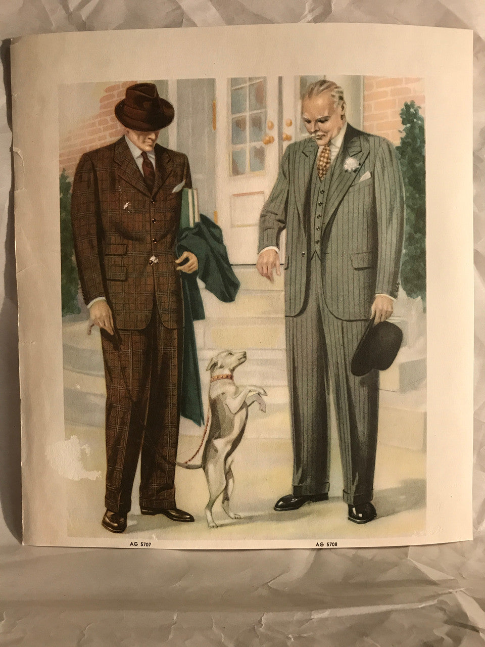 AMERICAN GENTLEMAN FASHIONS, Fall and Winter 1937-1938 (5 prints)