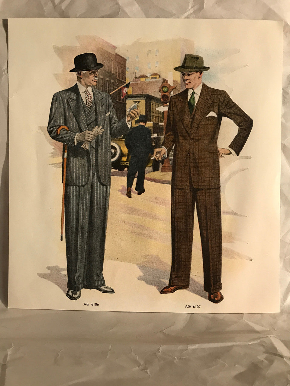 AMERICAN GENTLEMAN FASHIONS, Fall and Winter 1939-1940 (6 prints)