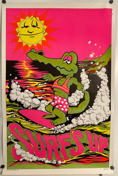 Surf's Up (Alligator) 1971 Original Vintage Poster