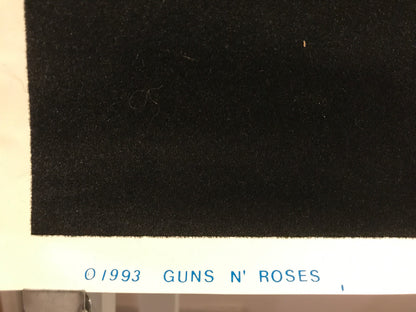 Guns N' Roses, Bad Apples, Vintage flocked blacklight music poster, 1993