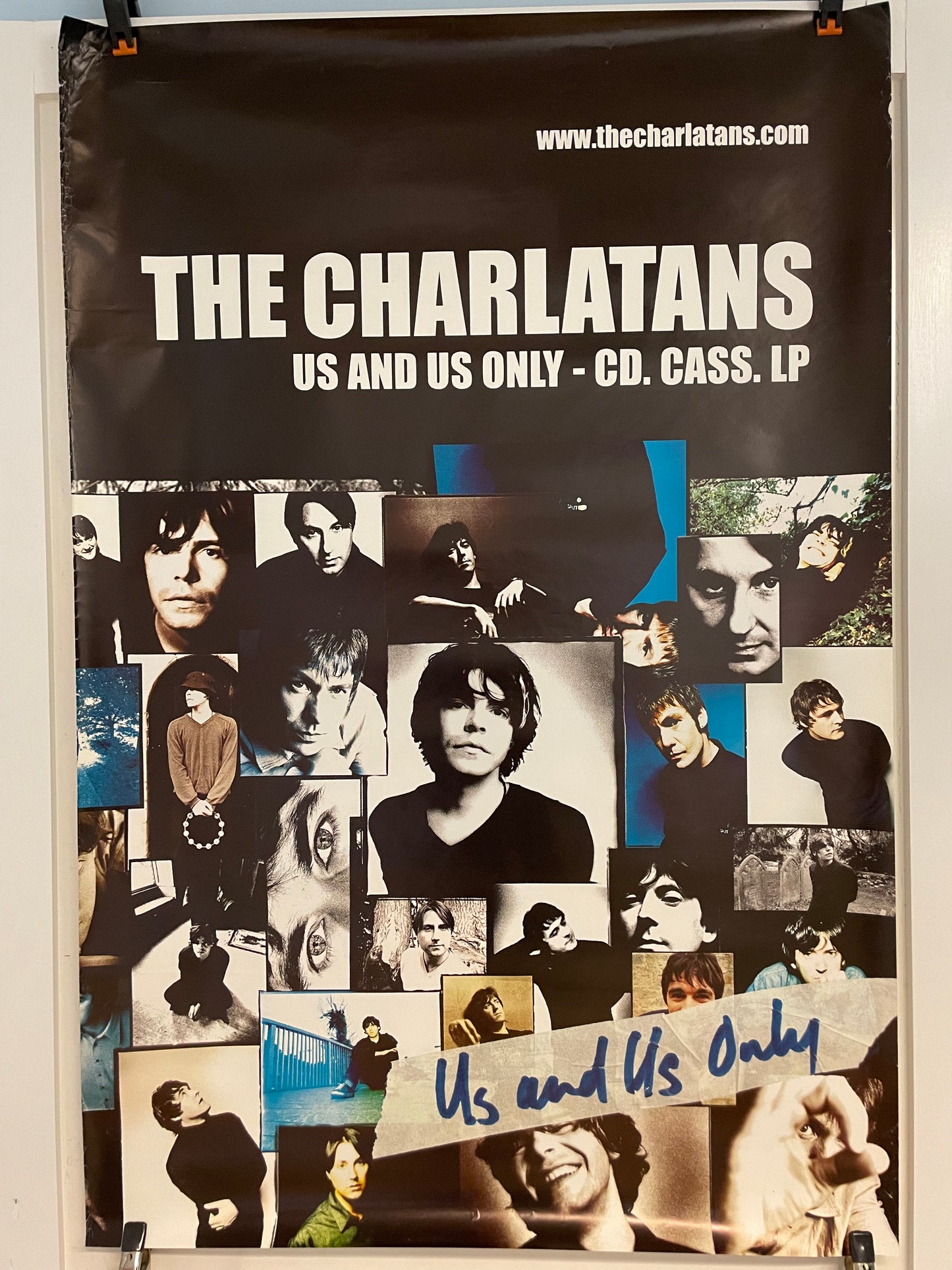 The Charlatans - Us and Us Only, vintage album promo poster, c.1997