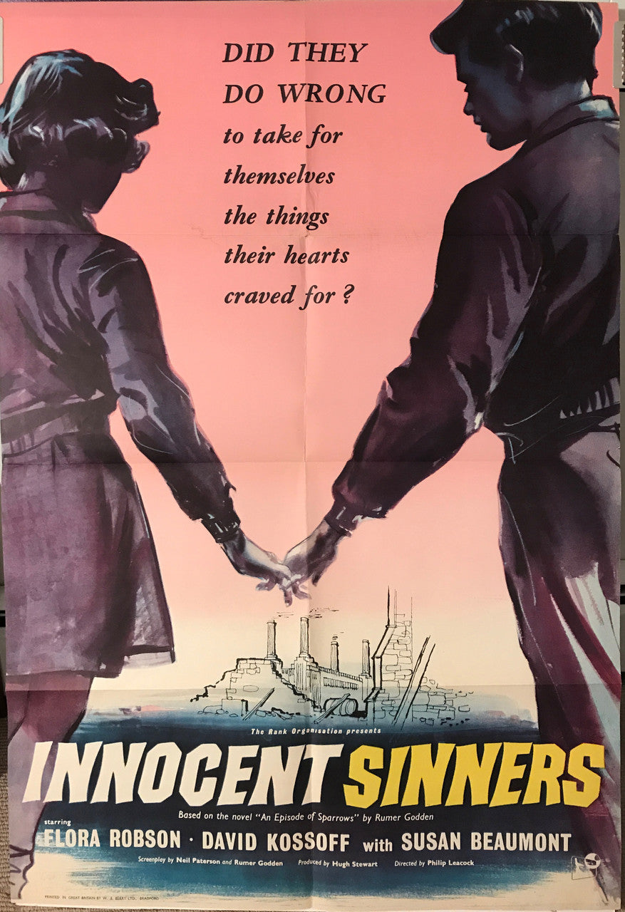 Innocent Sinners, UK, Vintage 1-sheet film poster, 1958