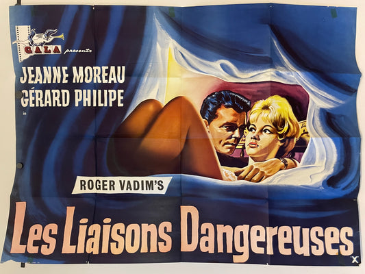 Les Liaisons Dangereuses (Dangerous Liaisons), vintage film poster, 1959