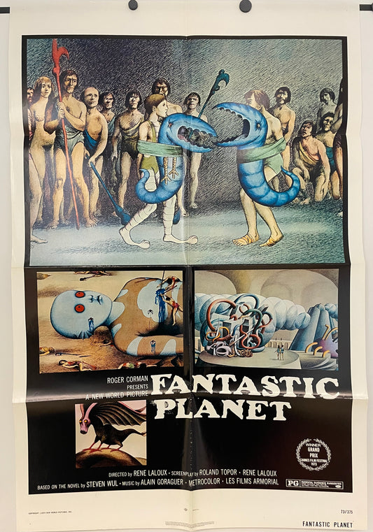 Fantastic Planet, vintage film poster, 1973