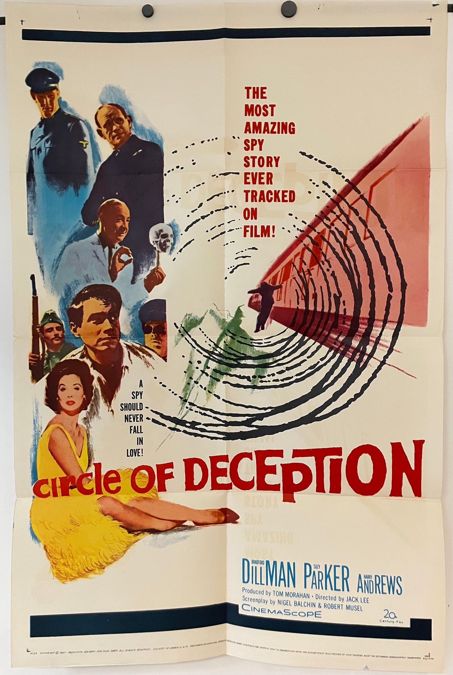 Circle of Deception, vintage Film Poster, 1960