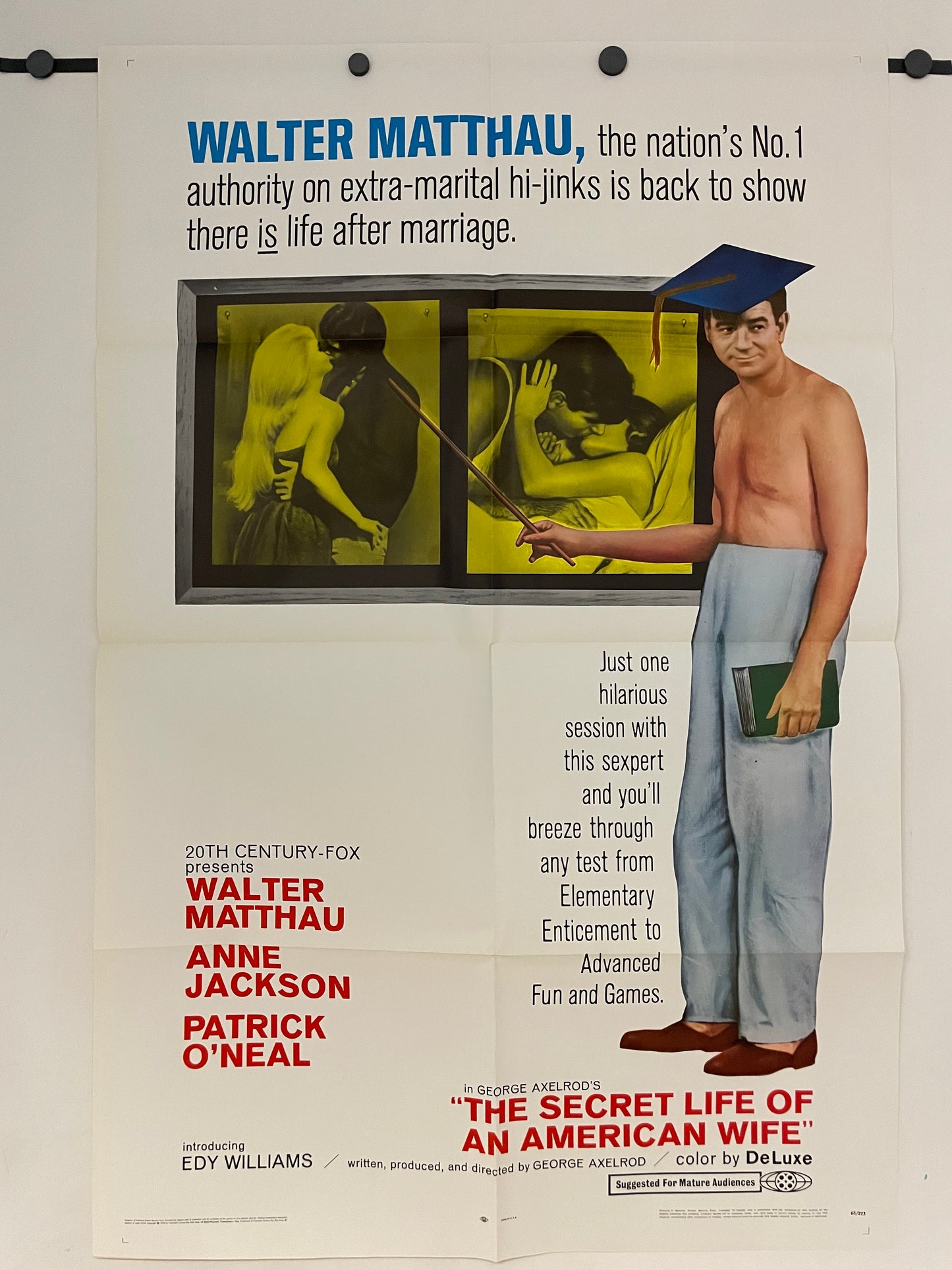 The Secret Life Of An American Wife, Original Film Poster 1968