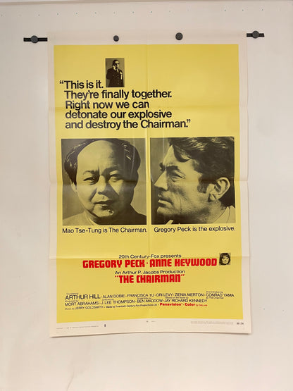 The Chairman, Original Film Poster, 1969, 20th Century Fox