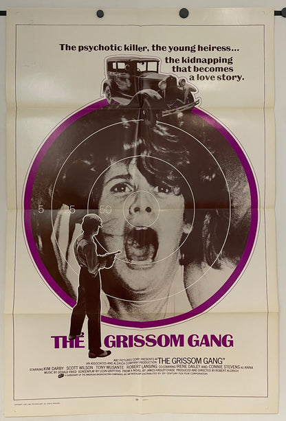 The Grissom Gang, Original Vintage Film Poster 1971 ABC Pictures starring Kim Darby