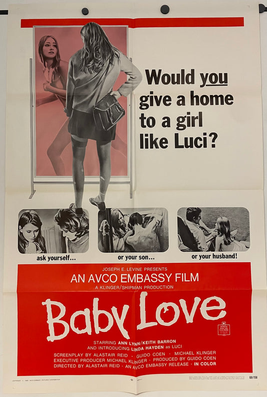 Baby Love Original Film Poster 1969