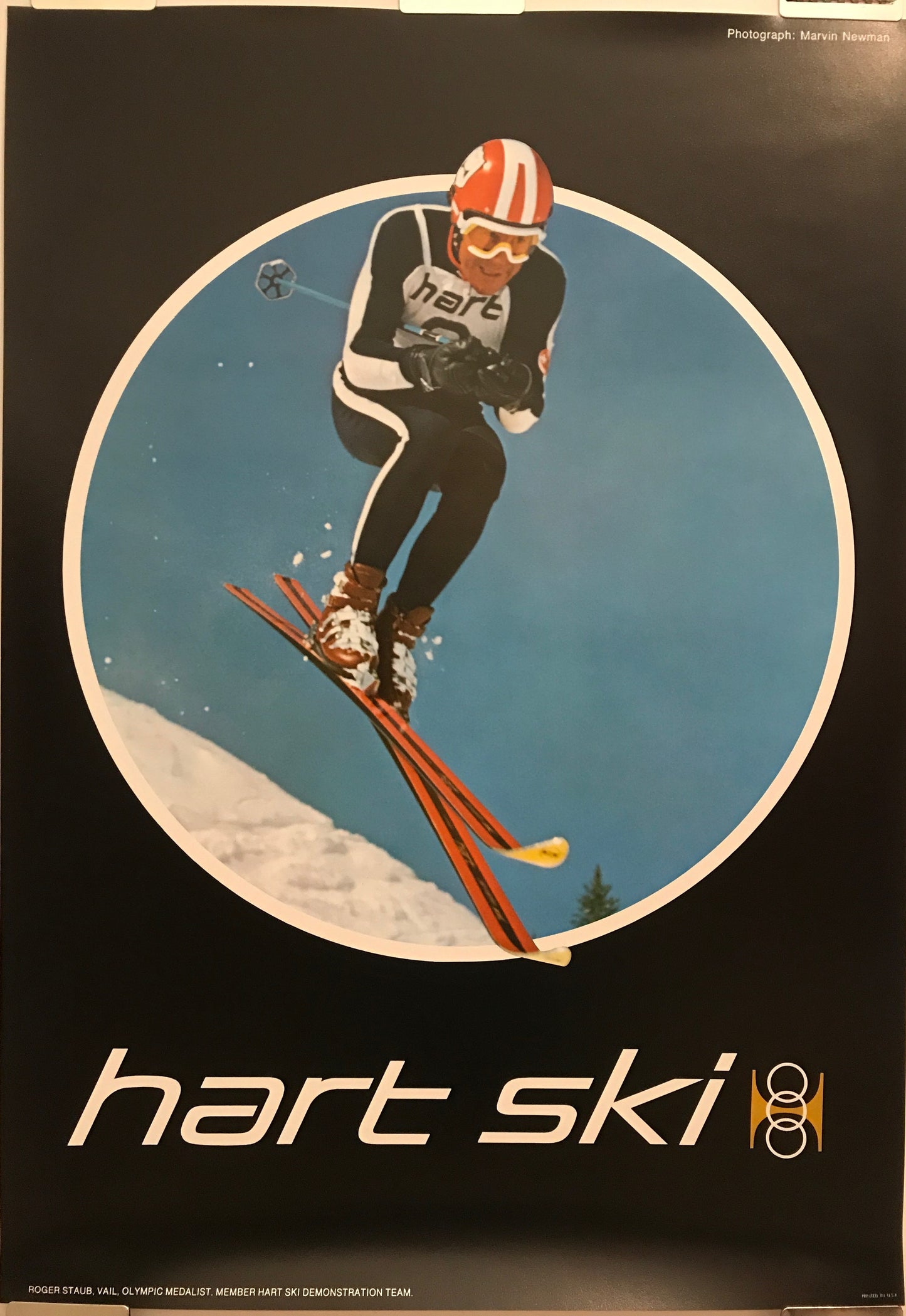 Hart Ski, original and vintage ski poster, c.1960s