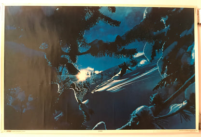 Daybreak, vintage ski poster, 1974