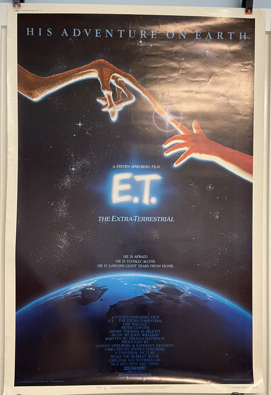 E.T., The Extra-Terrestrial, 1982, vintage Film Poster