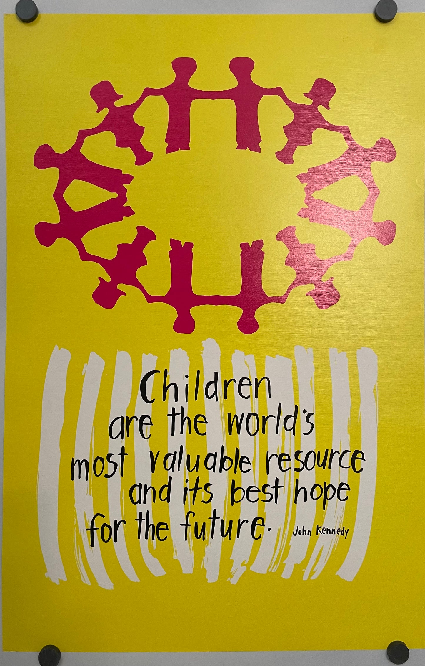 Children Are The World's Most Valuable Resource, Original Argus Communications Motivational Poster, by Patricia Ellen Ricci