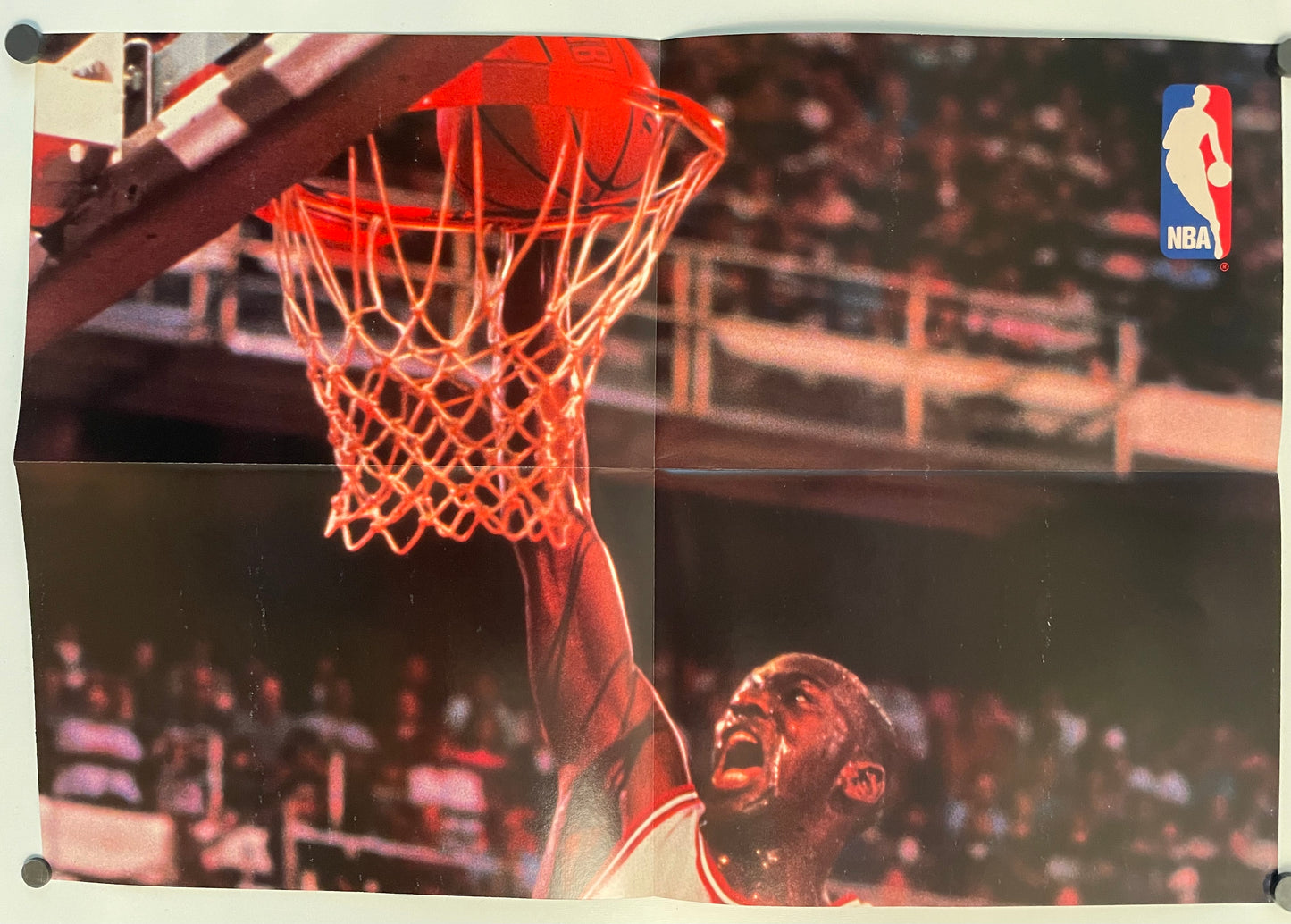 Vintage Michael Jordan Whole Grain Wheaties poster (Part A), 1989