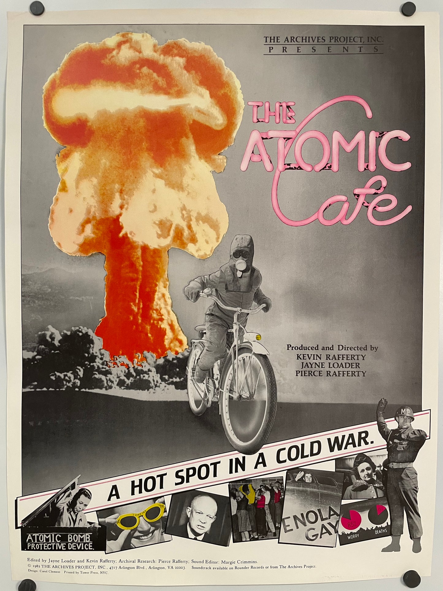 The Atomic Cafe, vintage documentary poster, 1982