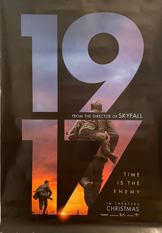 1917 Film Subway Promo Poster, 2019 by Sam Mendes Dreamworks / Universal