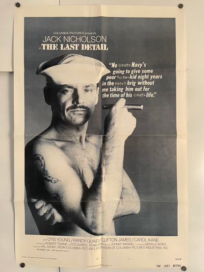 The Last Detail (Style A), starring Jack Nicholson, vintage film poster, 1973