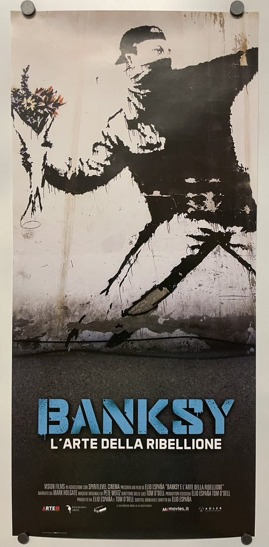 Banksy - L'Arte Della Ribellione, original Italian locandina film poster, 2019