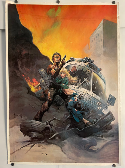 The Gauntlet (no text), special Clint Eastwood film poster by Frank Frazetta, 1978