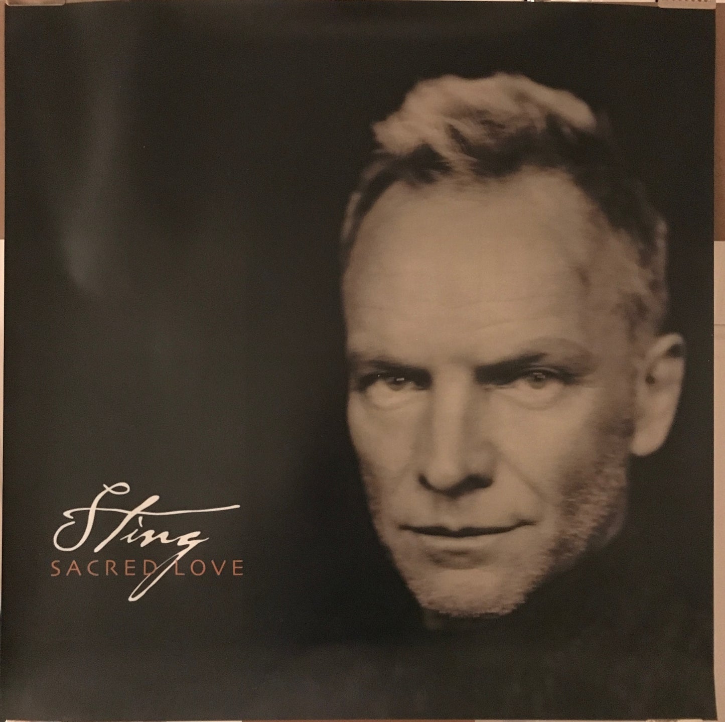 Sting - Sacred Love, large format promo music poster, 2003