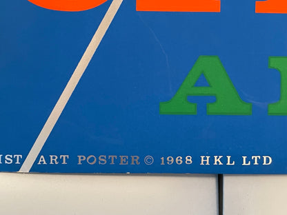 New York City Center - 25th Anniversary, silk screened exhibition poster by Robert Indiana, 1968