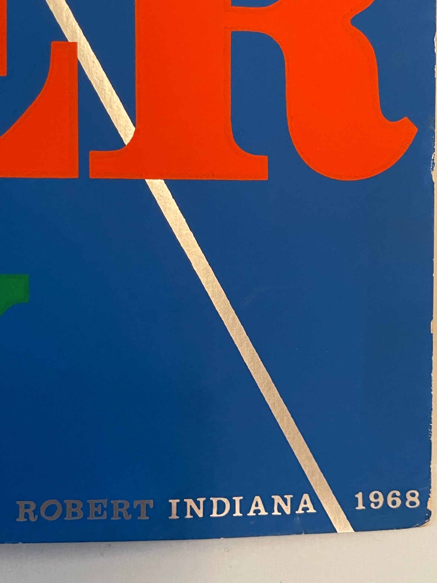 New York City Center - 25th Anniversary, silk screened exhibition poster by Robert Indiana, 1968