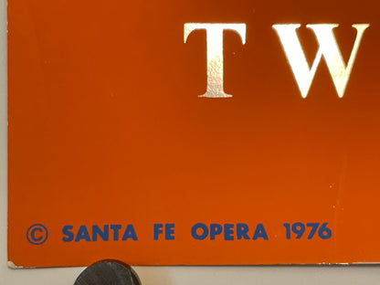 The Santa Fe Opera - Twentieth Season, silk screened exhibition poster by Robert Indiana, 1975