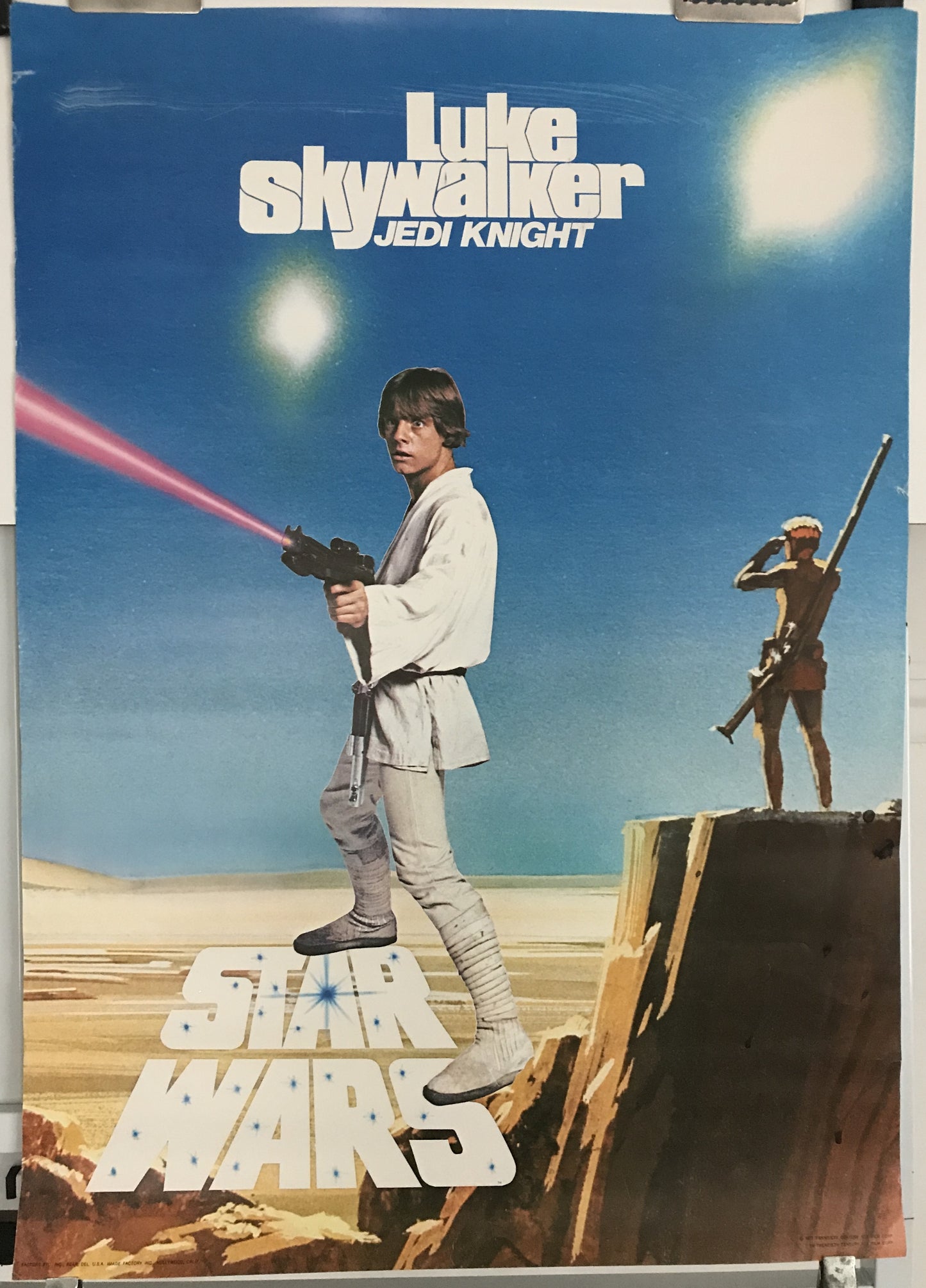 Star Wars - Luke Skywalker - Jedi Knight, vintage poster, 1977