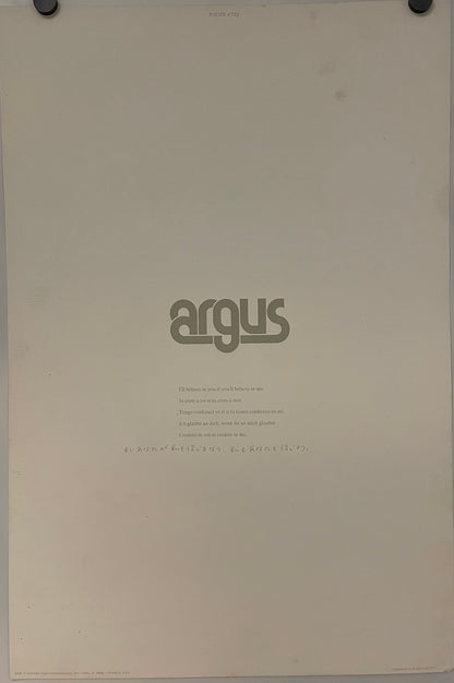 I'll Believe In You, If You'll Believe In Me Original Argus Communications Motivational Poster 1974 #2185