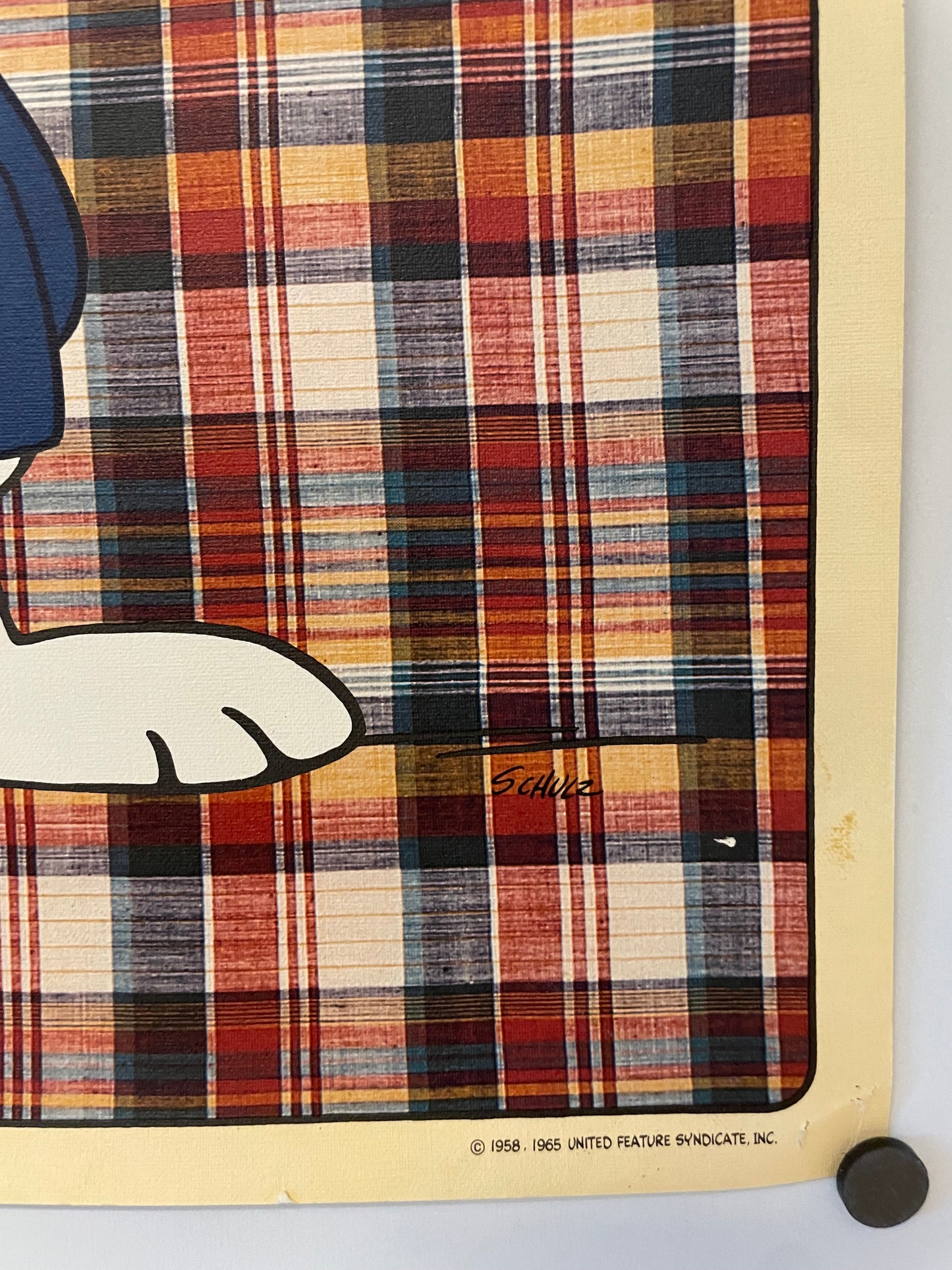 It's Cool to be Joe Prep! vintage Snoopy poster, 1965