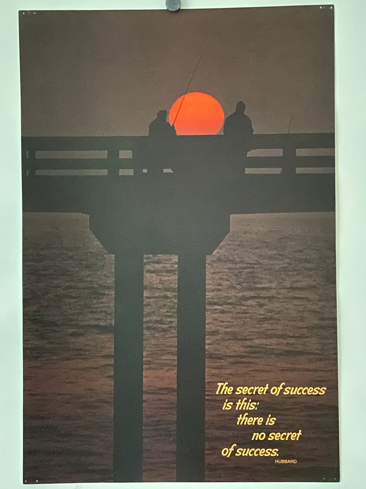 The Secret of Success is This: There is No Secret of Success, (#2142), vintage ARGUS poster, 1975