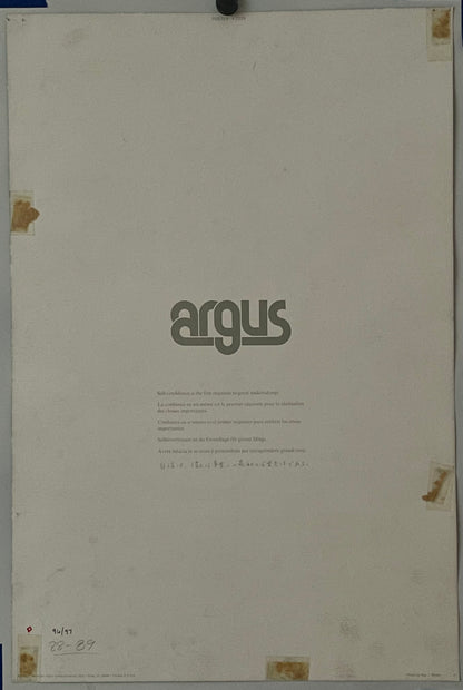 Self-confidence is the First Requisite to Great Undertakings (#2039), vintage ARGUS poster, 1975