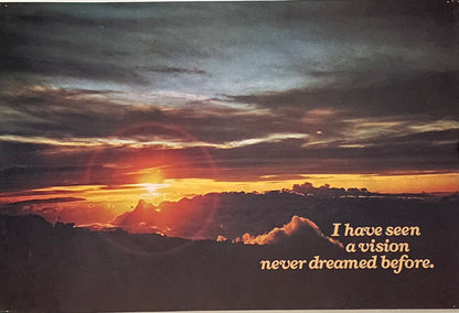 I Have Seen a Vision Never Dreamed Before (#766), vintage ARGUS poster, 1974