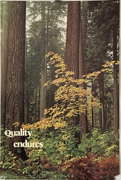 Quality Endures (#867), vintage ARGUS poster, 1974