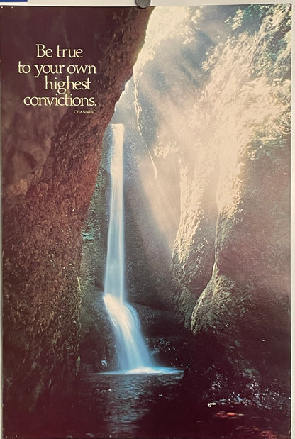 Be True to Your Own Highest Convictions (#2259), vintage ARGUS poster, 1976