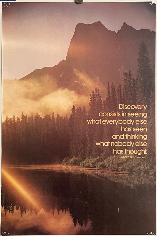 Discovery Consists in Seeing...(#776), vintage ARGUS poster, 1974