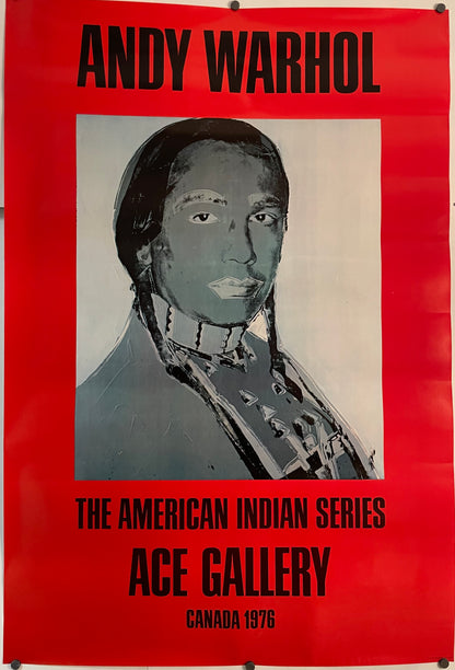 The American Indian Series - Ace Gallery Canada (red), Andy Warhol, 1976