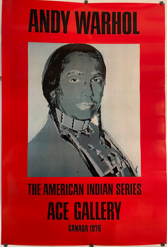 The American Indian Series - Ace Gallery Canada (red), Andy Warhol, 1976