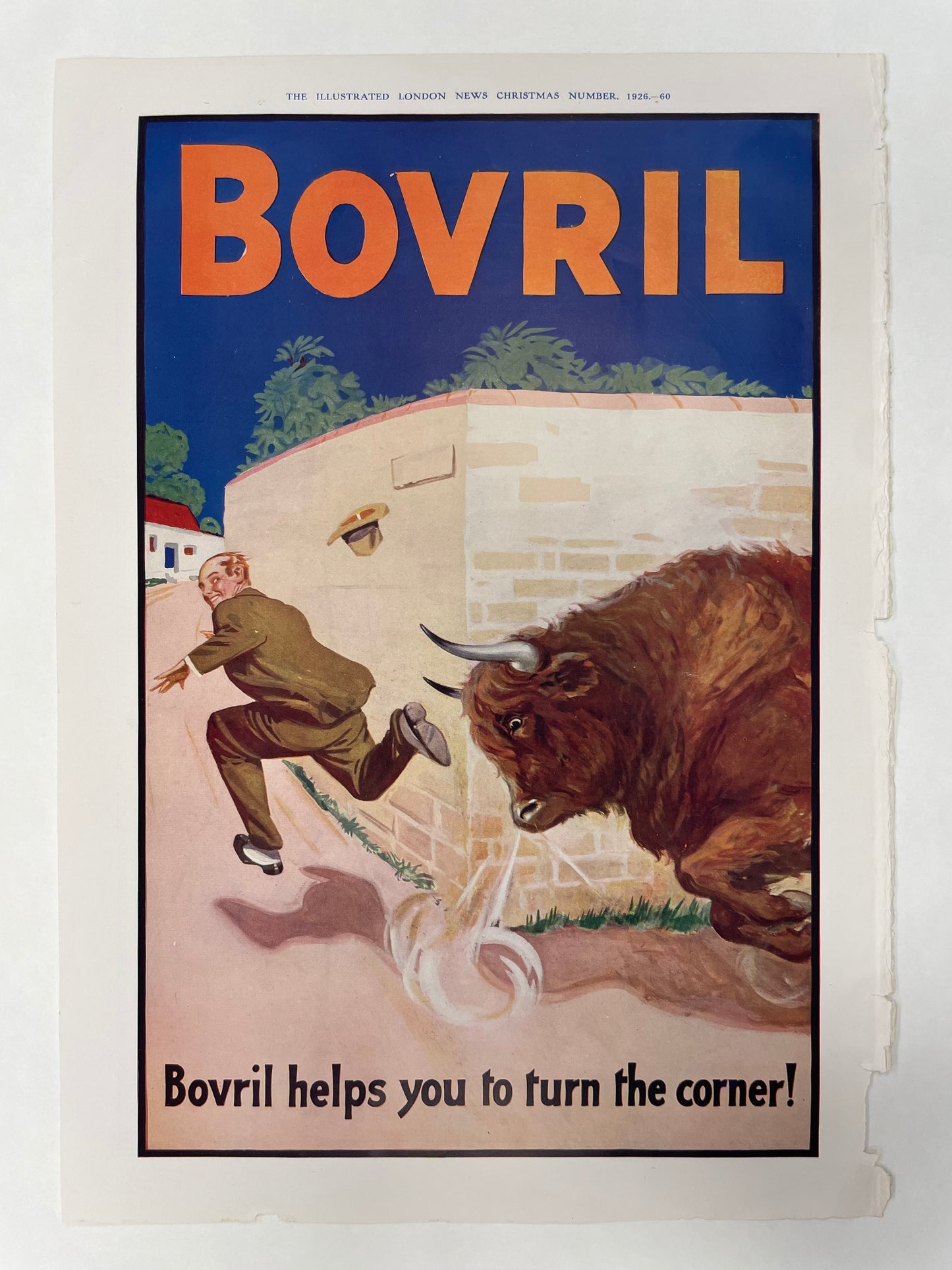 BOVRIL / Viva-tonal Columbia, antique magazine ad, 1926