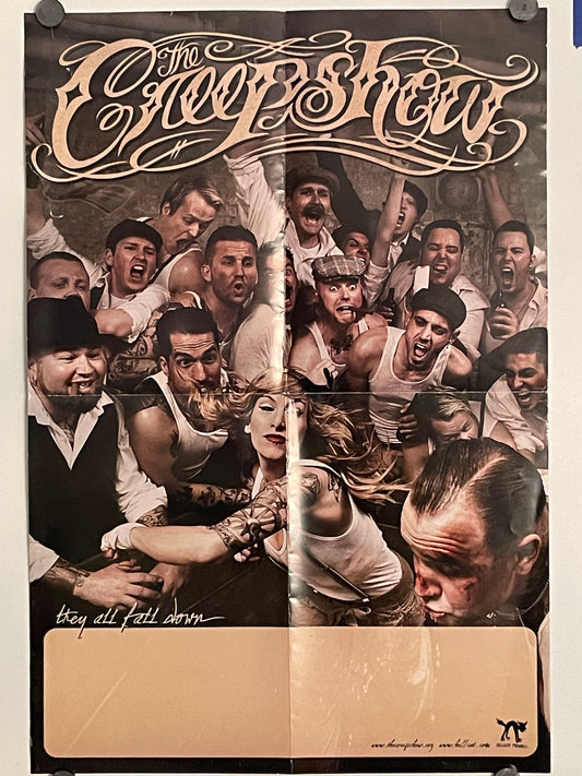 The Creepshow, They All Fall Down, original promotional music poster, 2010