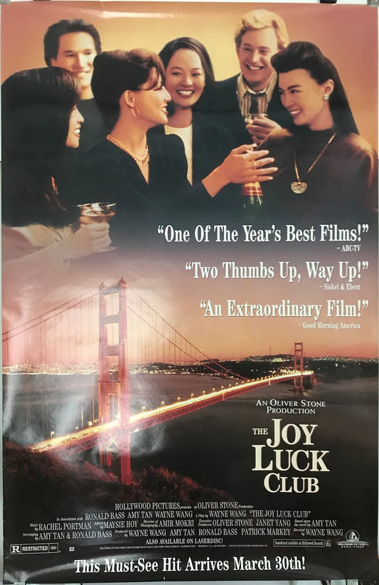 The Joy Luck Club - original and vintage home video release poster, 1993