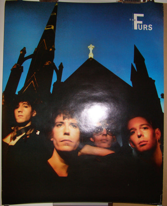 (#8055) The Psychedelic Furs, vintage music poster, 1983